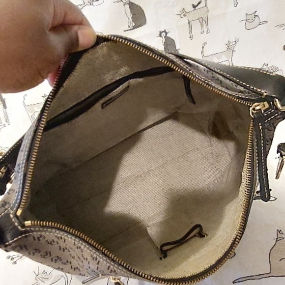 Dooney & Bourke Brown Monogram Bag - Picture 11 of 14